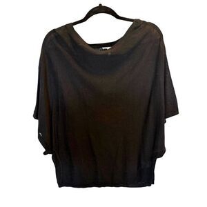 Joie black slouch blouse top size medium